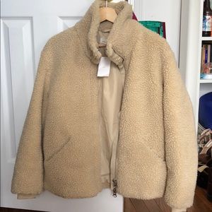 H&M L.O.G.G. Teddy Zip-Up “Pile” Jacket